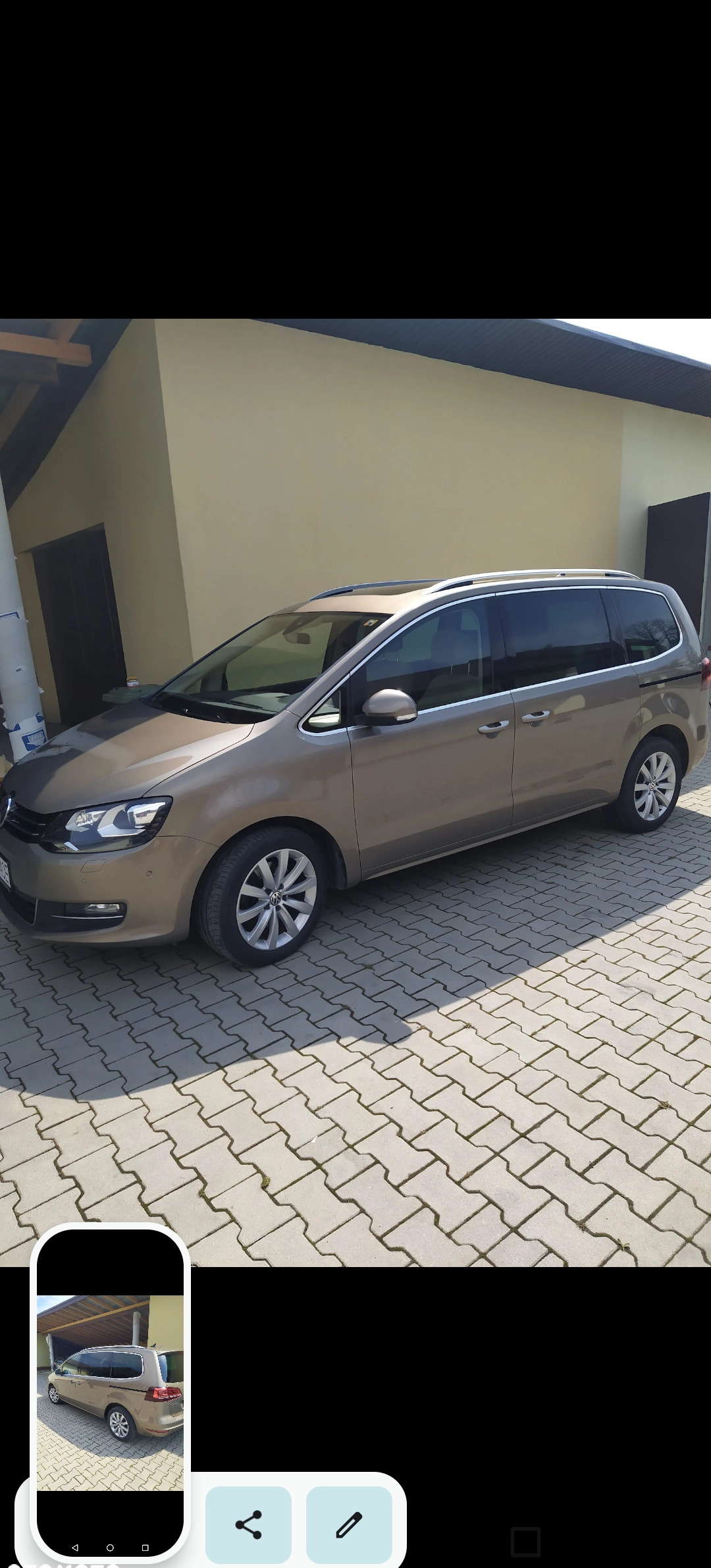 Volkswagen Sharan cena 65900 przebieg: 233000, rok produkcji 2015 z Sandomierz małe 46